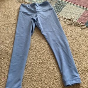 light blue 90 degree leggings xs